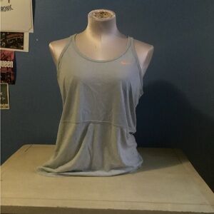 Nike grey yoga tank top